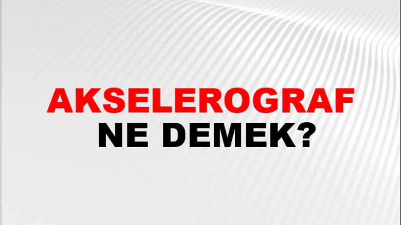 Akselerograf Akselerograf