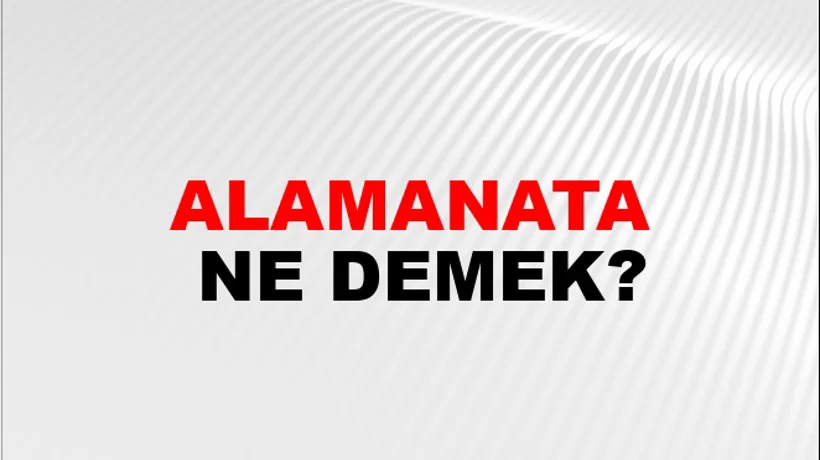 Alamanata Alamanata