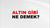 Altın Gibi