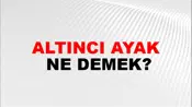 Altıncı Ayak