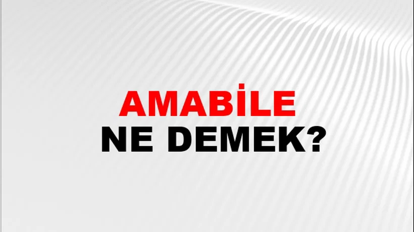 Amabile Amabile