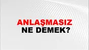 Anlaşmasız