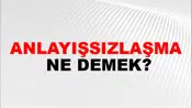 Anlayışsızlaşma