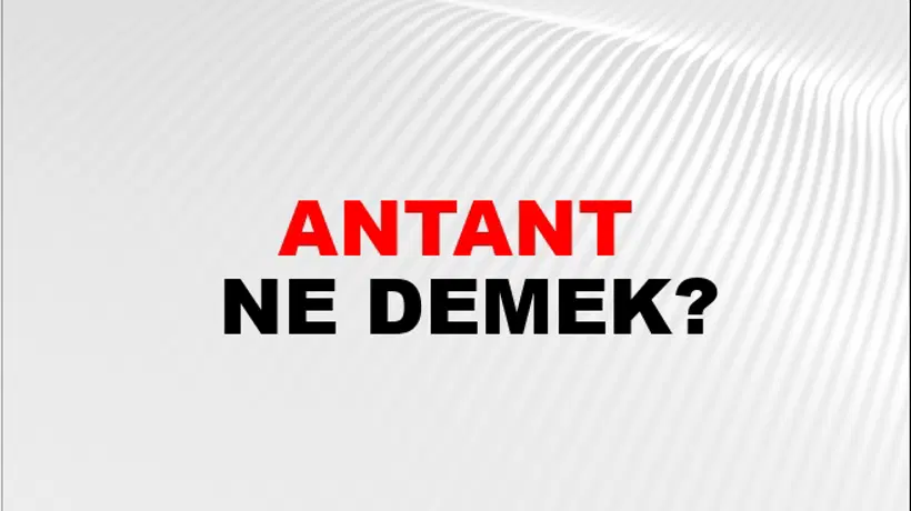 Antant Antant