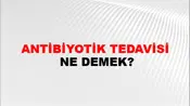 Antibiyotik Tedavisi