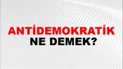 Antidemokratik