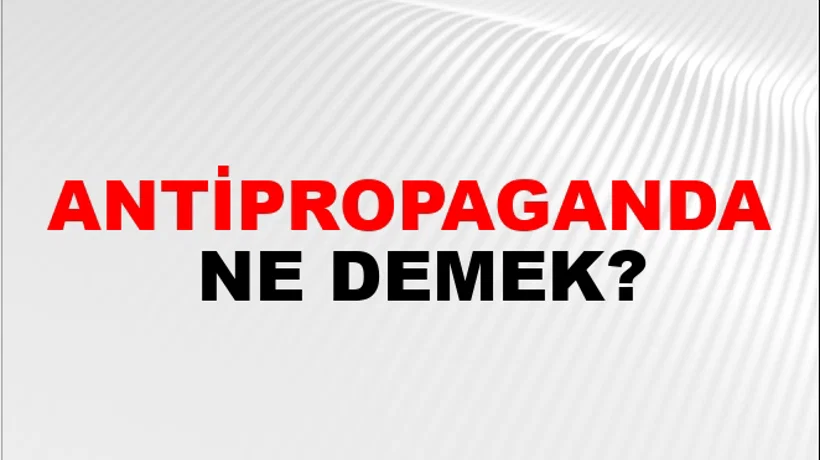 Antipropaganda Antipropaganda
