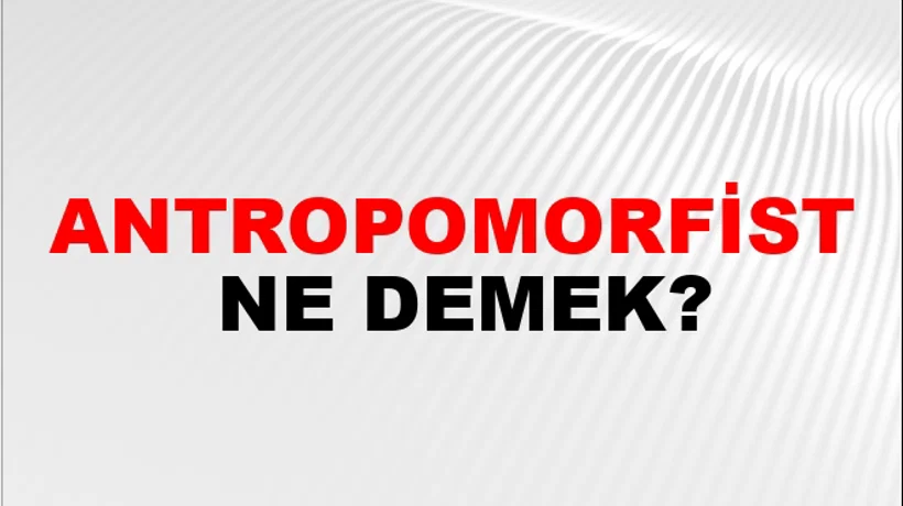 Antropomorfist Antropomorfist