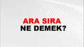 Ara Sıra