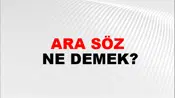 Ara Söz