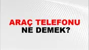 Araç Telefonu