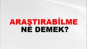 Araştırabilme