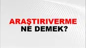 Araştırıverme