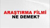 Araştırma Filmi