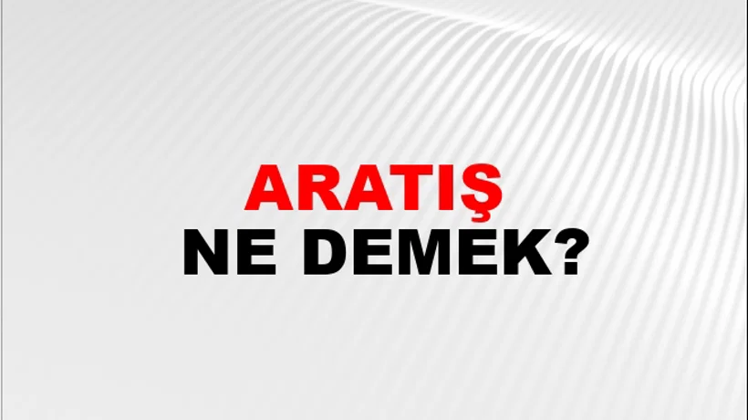 Aratış Aratış