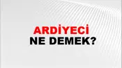 Ardiyeci