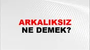 Arkalıksız