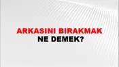 Arkasını Bırakmak