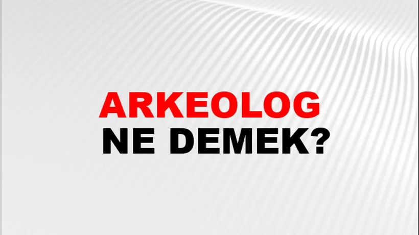 Arkeolog Arkeolog