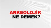 Arkeolojik