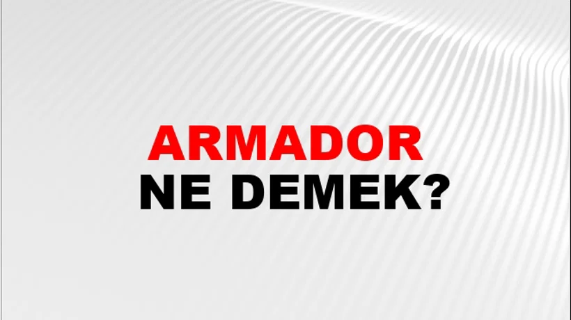 Armador Armador