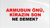 Armudun Önü, Kirazın Sonu