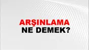 Arşınlama