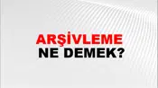 Arşivleme