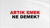 Artık Emek