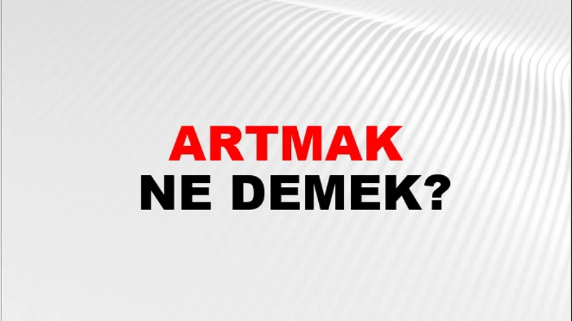 Artmak Artmak