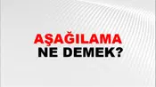 Aşağılama