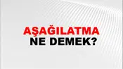 Aşağılatma