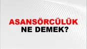 Asansörcülük