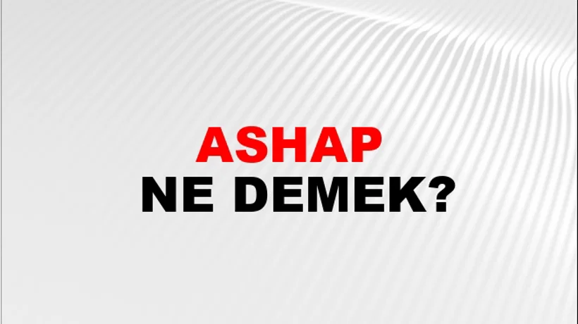 Ashap Ashap