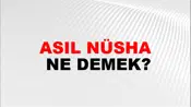 Asıl Nüsha