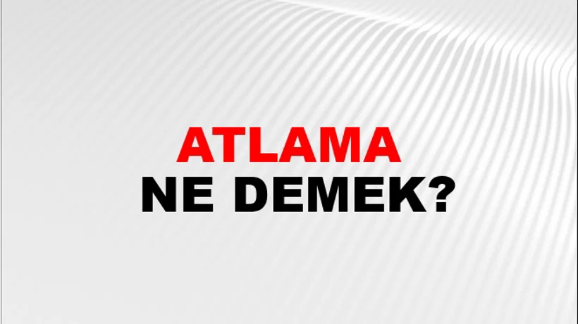 Atlama Atlama