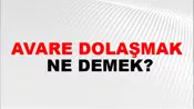 Avare Dolaşmak