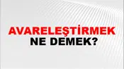 Avareleştirmek