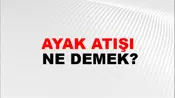 Ayak Atışı