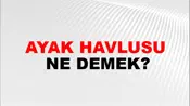 Ayak Havlusu