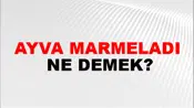 Ayva Marmeladı