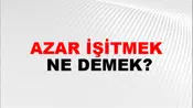 Azar İşitmek