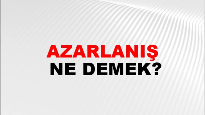 Azarlanış Azarlanış