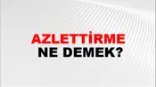 Azlettirme