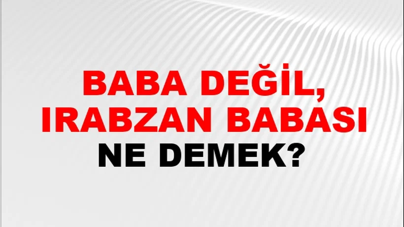 Baba Değil, Tırabzan Babası Baba Değil, Tırabzan Babası