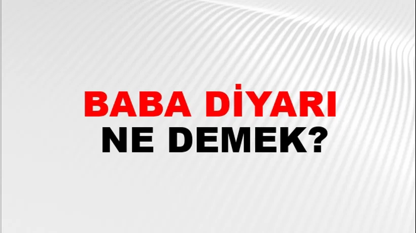 Baba Diyarı Baba Diyarı