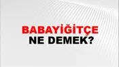 Babayiğitçe