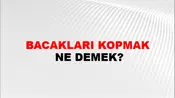 Bacakları Kopmak