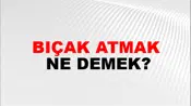 Bıçak Atmak