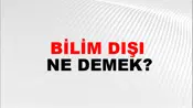 Bilim Dışı